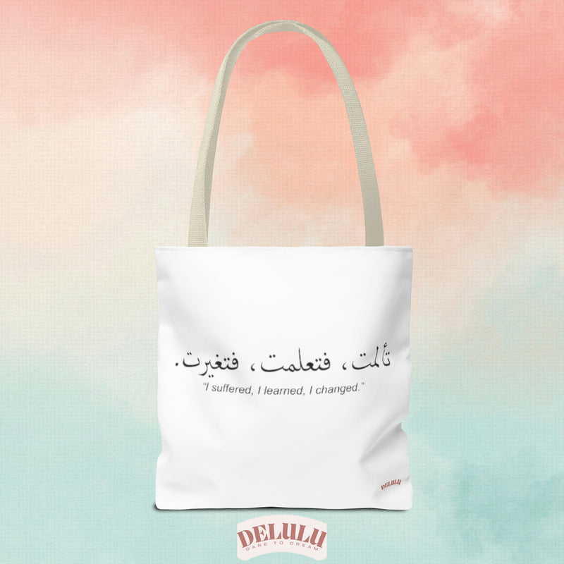 Tote Bag Arabic Suffered - DeLuLu