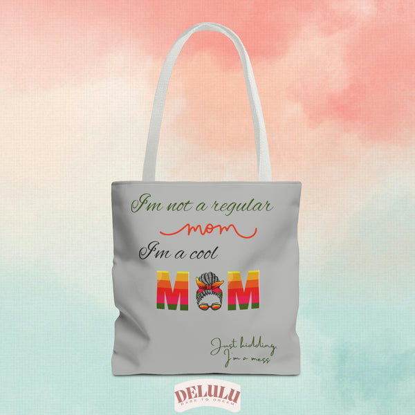 Tote Bag Messy Mum Colours