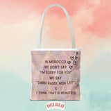 Tote Bag Moroccan sayings funny