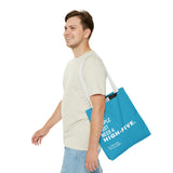 Tote Bag High Five with a chair Blue - DeLuLu