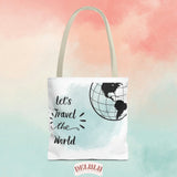 Tote Bag travel the world with Sarah W