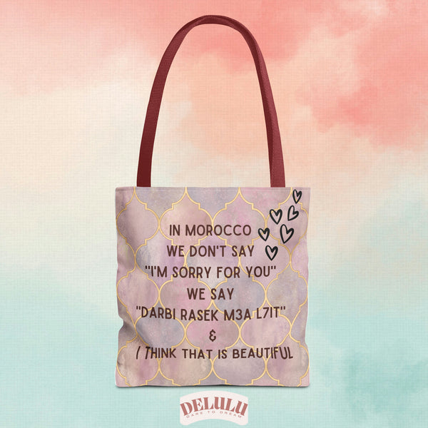 Tote Bag Moroccan sayings funny