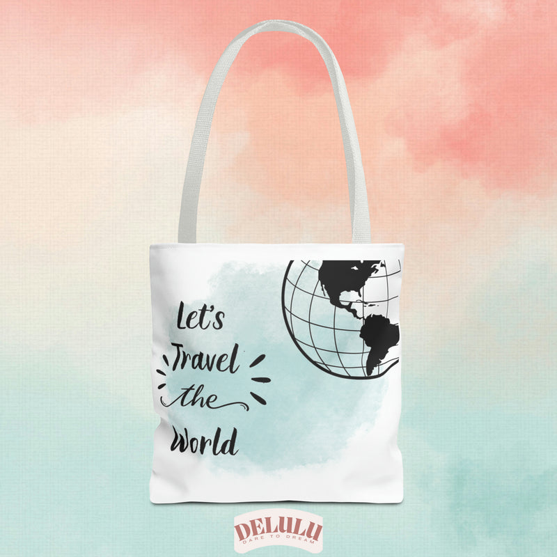 Tote Bag travel the world with Sarah W