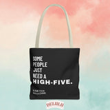 Tote Bag High Five with a chair - DeLuLu