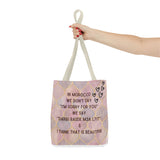 Tote Bag Moroccan sayings funny