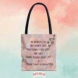 Tote Bag Moroccan sayings funny