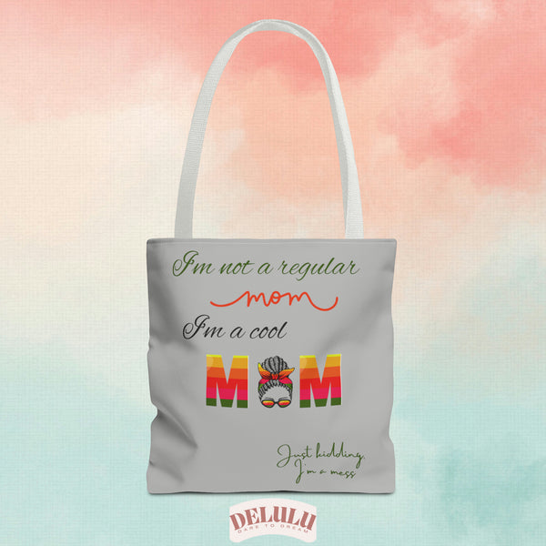 Tote Bag Messy Mum Colours