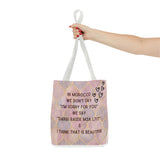 Tote Bag Moroccan sayings funny