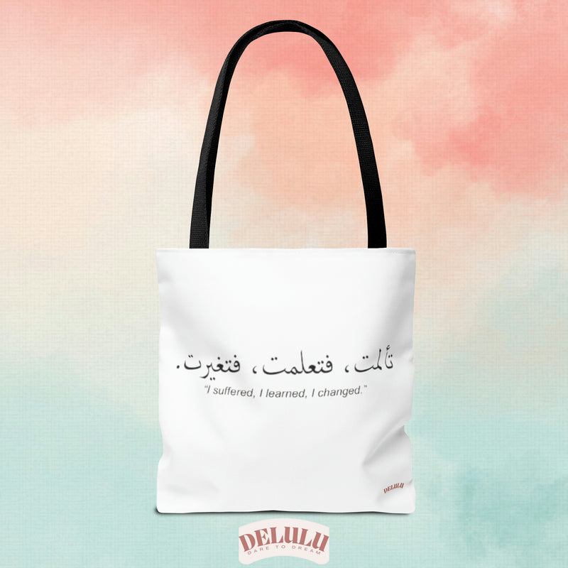 Tote Bag Arabic Suffered - DeLuLu