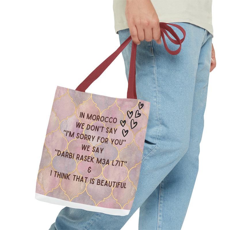 Tote Bag Moroccan sayings funny