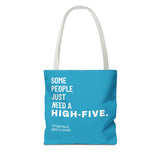 Tote Bag High Five with a chair Blue - DeLuLu