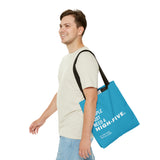 Tote Bag High Five with a chair Blue - DeLuLu