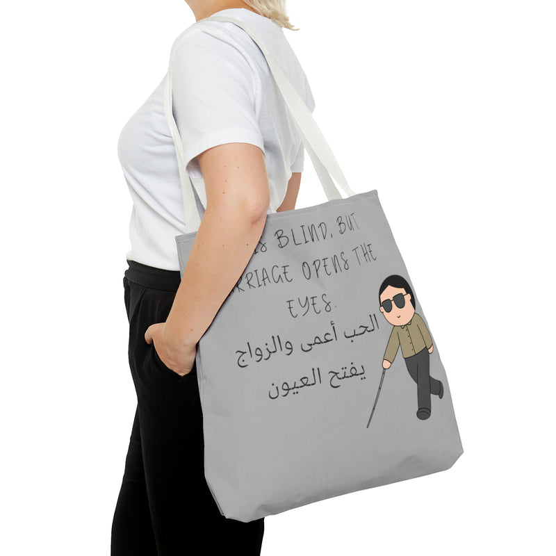 Tote Bag Love is Blind humor - DeLuLu