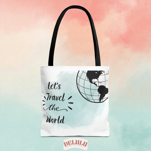 Tote Bag travel the world with Sarah W