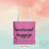 Tote Bag Emotional Bagage Pink - DeLuLu