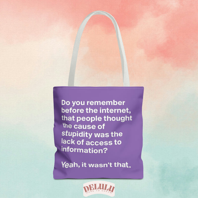 Tote Bag Stupidity - DeLuLu