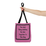 Tote Bag Pink This Bag Holds - DeLuLu