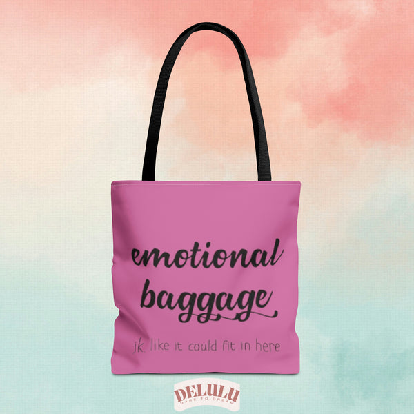 Tote Bag Emotional Bagage Pink - DeLuLu