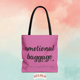 Tote Bag Emotional Bagage Pink - DeLuLu