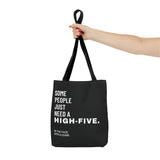 Tote Bag High Five with a chair - DeLuLu