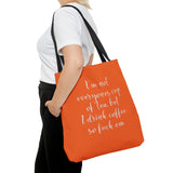 Tote Bag Cup Of Tea Orange - DeLuLu